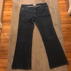 Michael Kors Dark Denim Straight Leg Jeans
